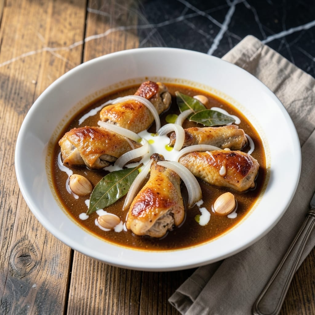 Recipe For Chicken Adobo Tagalog: Tangy Garlic Braise With Coconut Milk Twist Recipe For Chicken Adobo Tagalog: Tangy Garlic Braise With Coconut Milk Twist