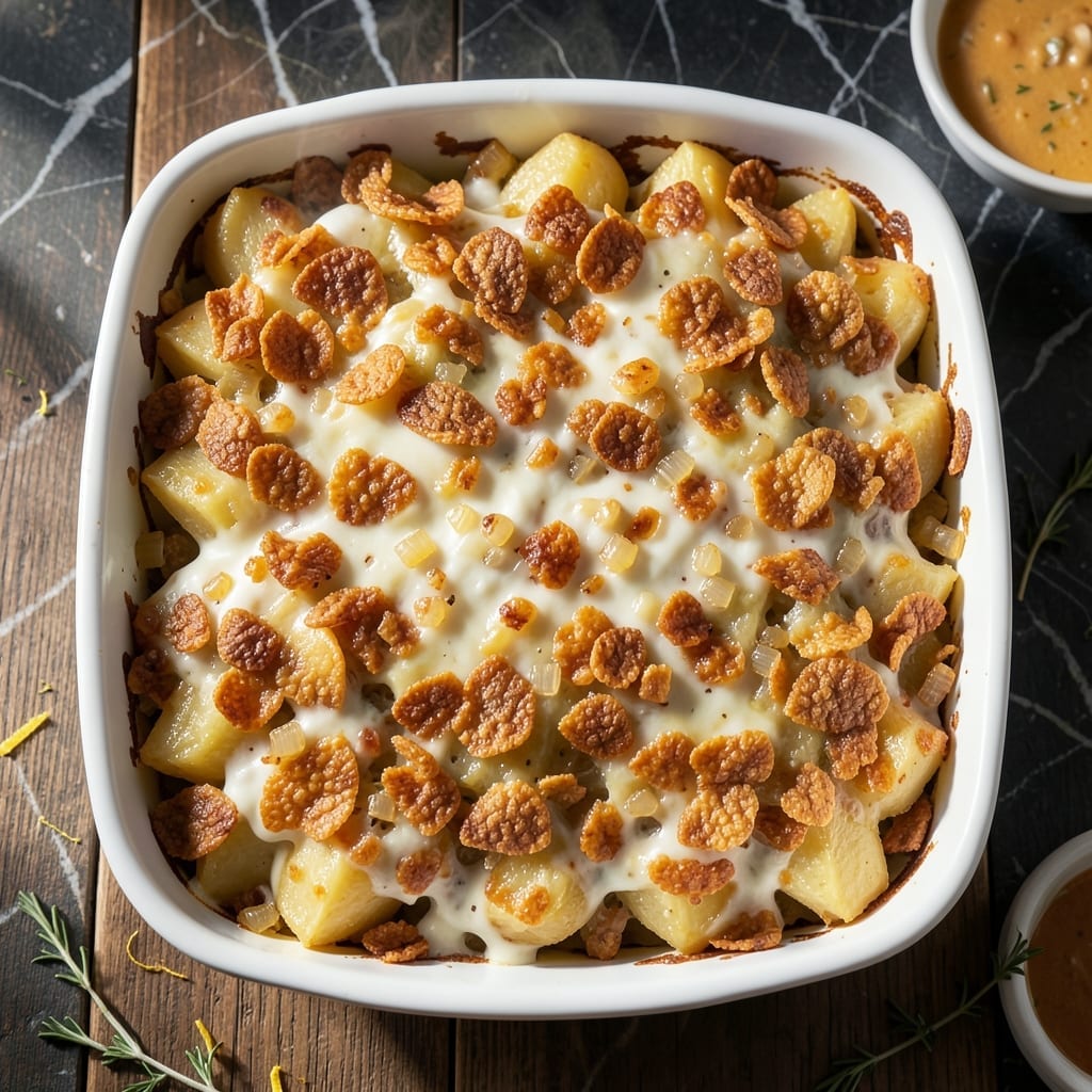 Potato Casserole Recipe With Frozen Potatoes: Cheesy Layers Without the Prep Potato Casserole Recipe With Frozen Potatoes: Cheesy Layers Without the Prep