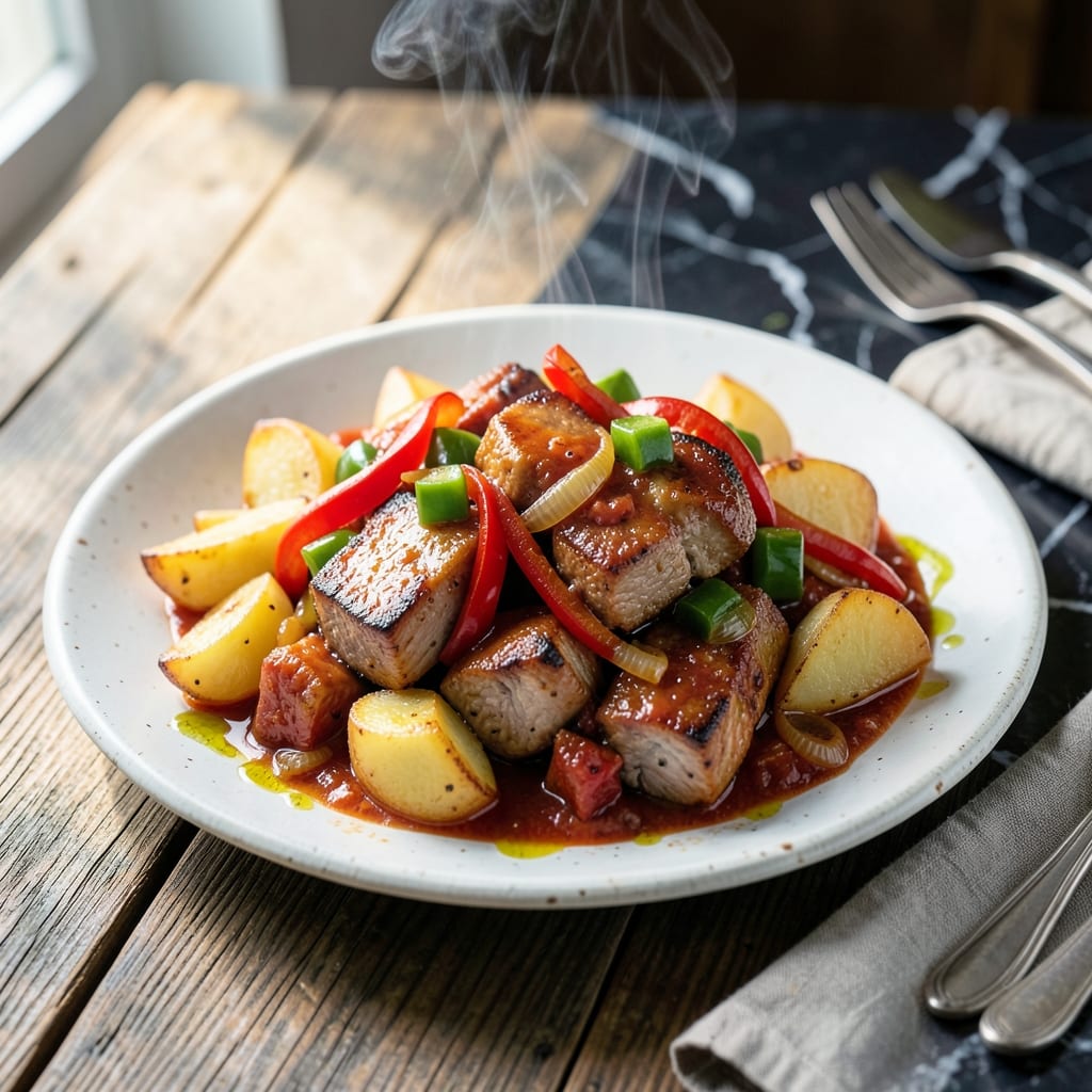 Pork Afritada Recipe Del Monte: Classic Filipino Stew with Tomato Sauce Pork Afritada Recipe Del Monte: Classic Filipino Stew with Tomato Sauce