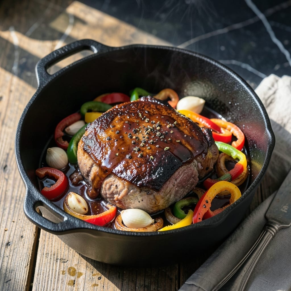 Pot Roast Recipe With Peppers: Slow-Cooked Melting Tenderness With Sweet Bell Peppers