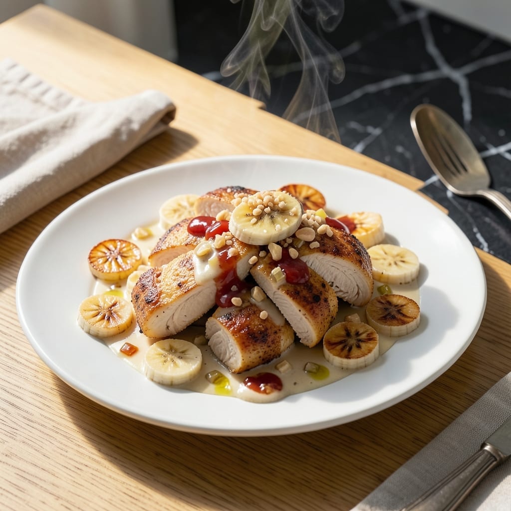 Swedish Chicken Recipe Flying Jacob: Creamy Banana and Peanut Swirl