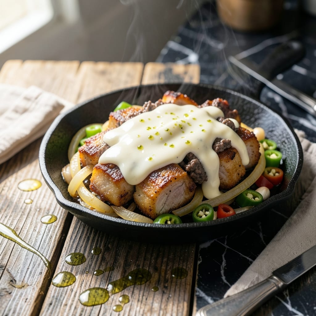 Pork Sisig Recipe With Mayonnaise: Sizzling Filipino Street Food Reinvented Pork Sisig Recipe With Mayonnaise: Sizzling Filipino Street Food Reinvented