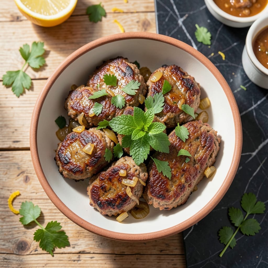 Lebanese Kafta Recipe Oven: Spiced Meat Patties Baked to Juicy Perfection