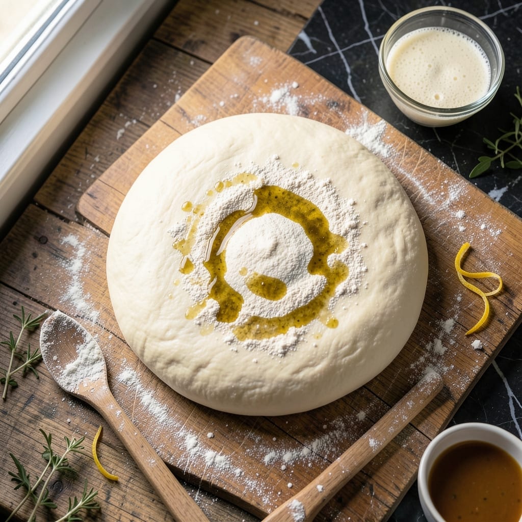 Pizza Dough Recipe No Mixer: Hand-Kneaded Chewy Crust in 90 Minutes Pizza Dough Recipe No Mixer: Hand-Kneaded Chewy Crust in 90 Minutes