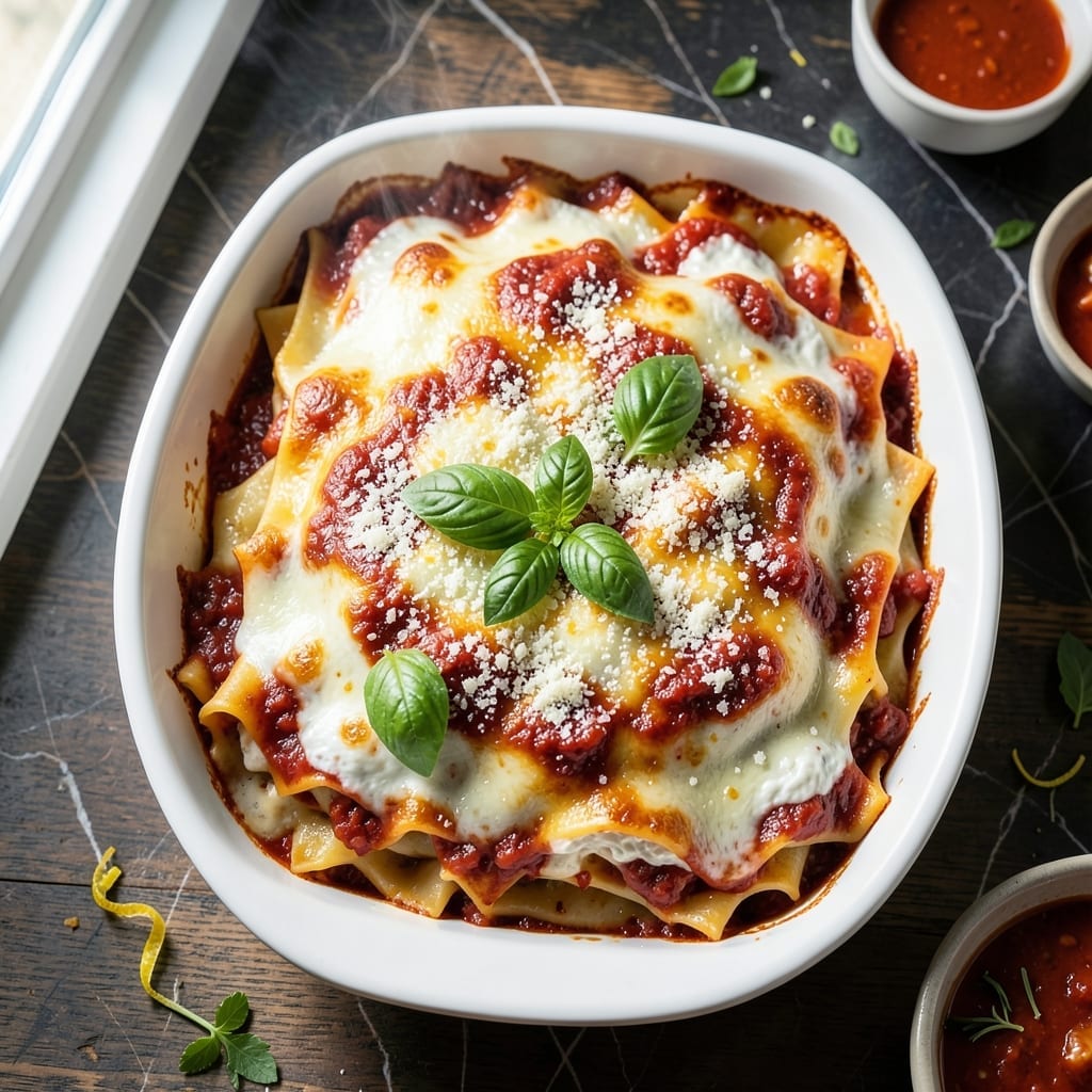 Lasagna Recipe Using Ricotta: Layered Cheese Bliss with Herbed Depth Lasagna Recipe Using Ricotta: Layered Cheese Bliss with Herbed Depth