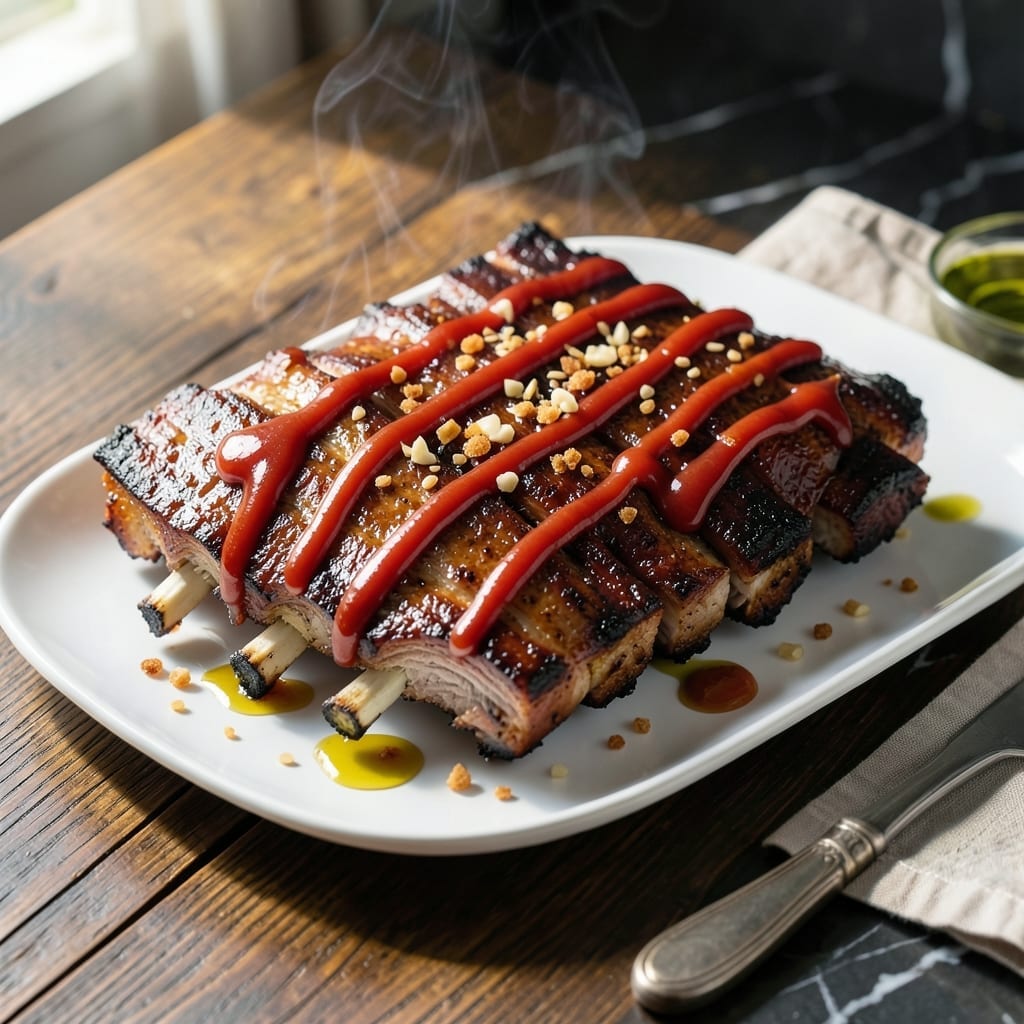 Pork Ribs BBQ Recipe Pinoy: Smoky Adobo-Glazed Succulence