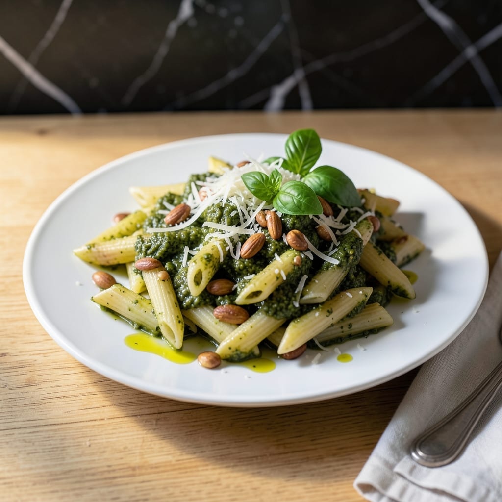Pesto Pasta Recipe Vegetarian: Fresh Basil and Garlic in Every Bite Pesto Pasta Recipe Vegetarian: Fresh Basil and Garlic in Every Bite