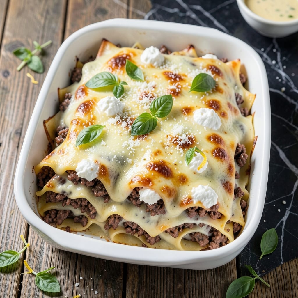 Easy Lasagna Recipe With Alfredo Sauce: No-Boil Layers of Cheesy Decadence Easy Lasagna Recipe With Alfredo Sauce: No-Boil Layers of Cheesy Decadence