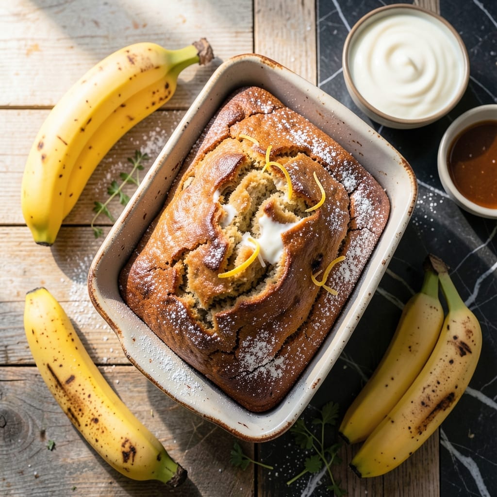 Banana Loaf Recipe With Yogurt: Ultra Moist Crumb With Tangy Depth