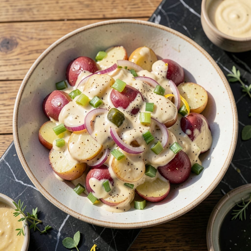 Potato Salad Recipe With Mustard And Mayo: Classic Creamy Side With Tangy Kick