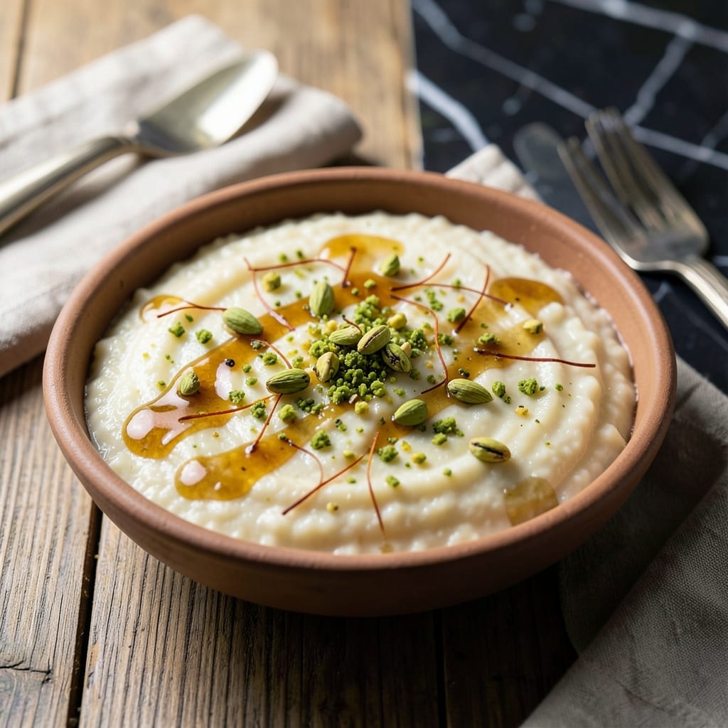 Phirni Recipe Rice Flour: Traditional Cardamom-Infused Pudding Phirni Recipe Rice Flour: Traditional Cardamom-Infused Pudding