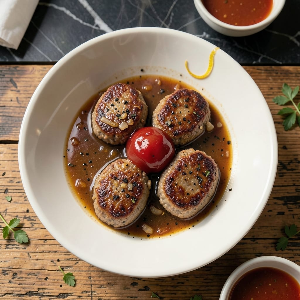 Salisbury Steak Recipe With Lipton Onion Soup Mix: Homestyle Savory Gravy and Tender Patties