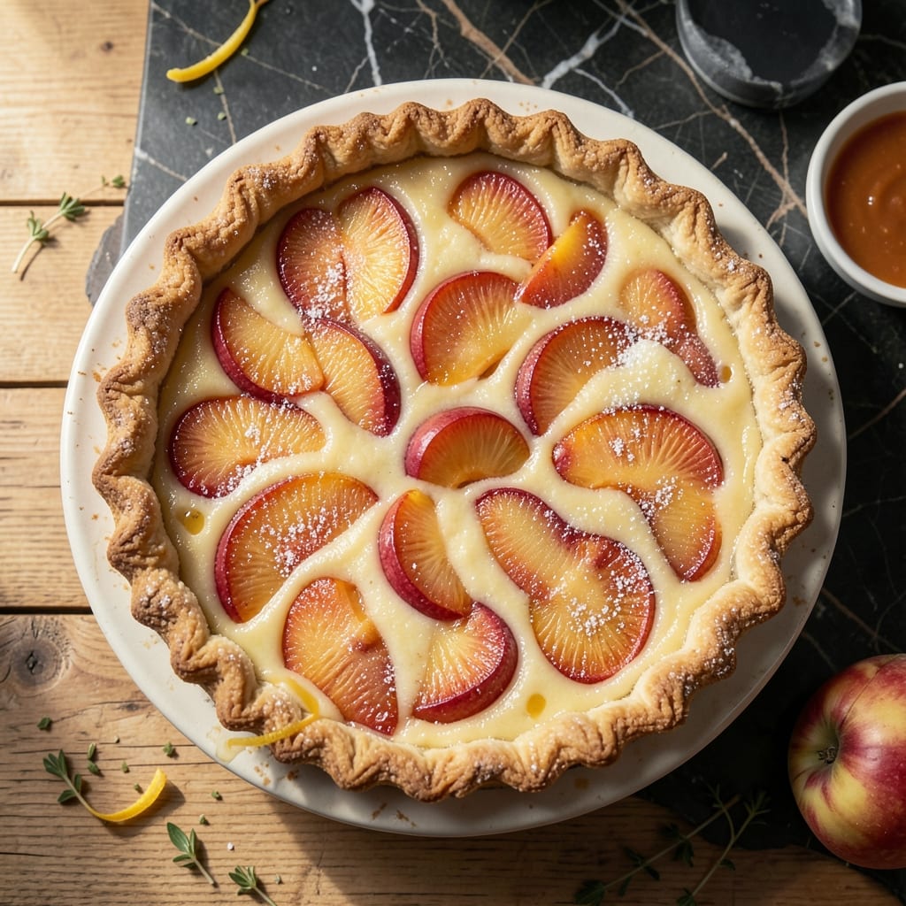 Peach Custard Pie Recipe Joy of Cooking: Classic Southern Sweetness with Flaky Crust