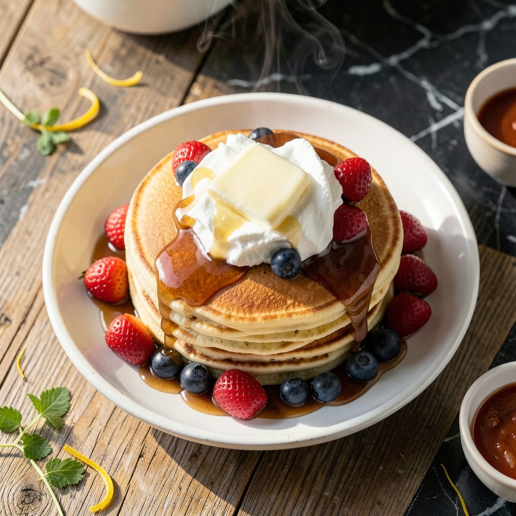 Pancake Recipe Without Baking Powder: Fluffy Stacks With Simple Swaps