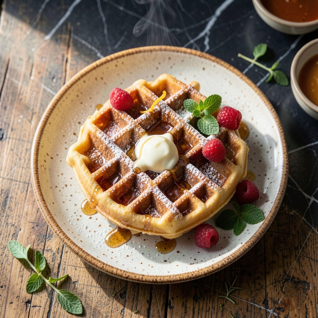Waffle Recipe for 1: Single-Serve Crisp and Fluffy Breakfast Waffle Recipe for 1: Single-Serve Crisp and Fluffy Breakfast