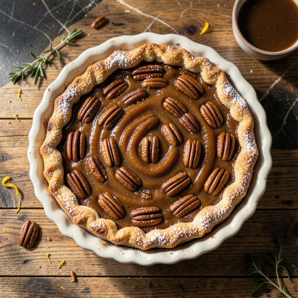 Pecan Bourbon Pie Recipe Southern: Buttery Crust with Boozy Depth