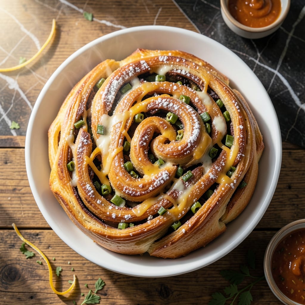 Pinwheel Recipe With Green Chilies: Spicy Rolled Comfort in Every Bite Pinwheel Recipe With Green Chilies: Spicy Rolled Comfort in Every Bite
