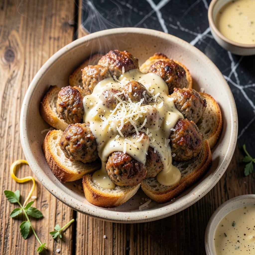 Meatball Sub Recipe Without Tomato Sauce: Creamy Garlic Aioli Drizzle Meatball Sub Recipe Without Tomato Sauce: Creamy Garlic Aioli Drizzle