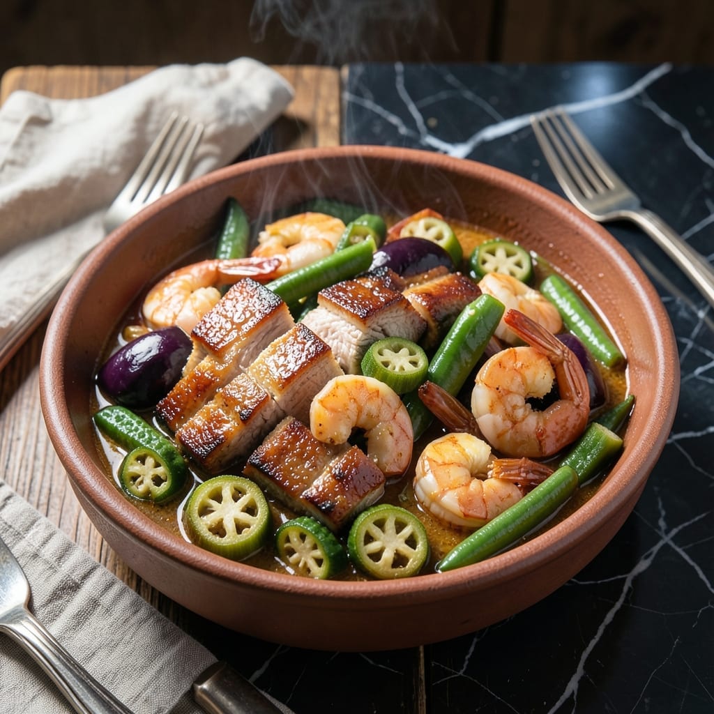 Pinakbet Recipe With Pork And Shrimp: Filipino Veggie Stew With Seafood Twist Pinakbet Recipe With Pork And Shrimp: Filipino Veggie Stew With Seafood Twist