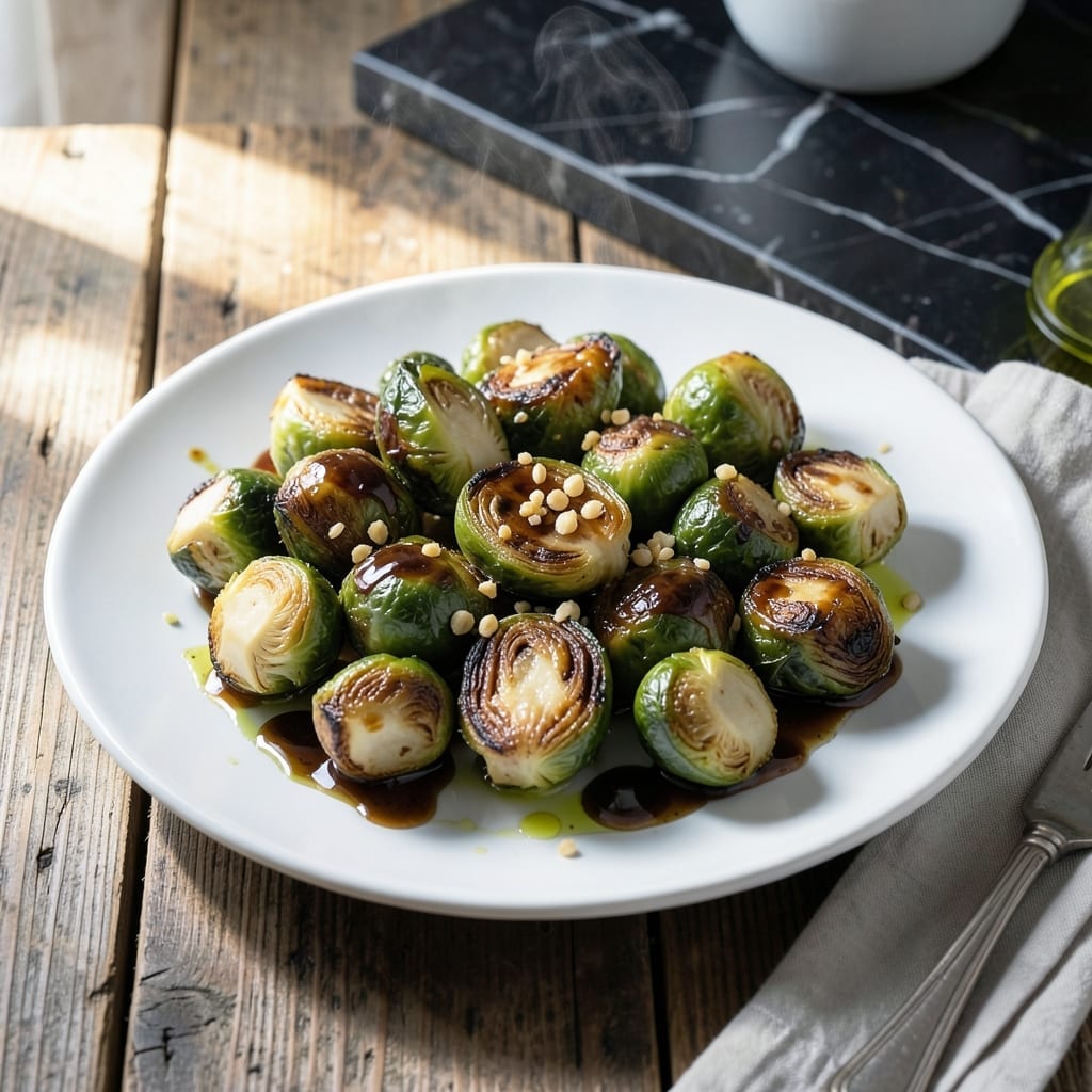 Hampton Social Brussel Sprouts Recipe: Crispy Balsamic Glaze Finish