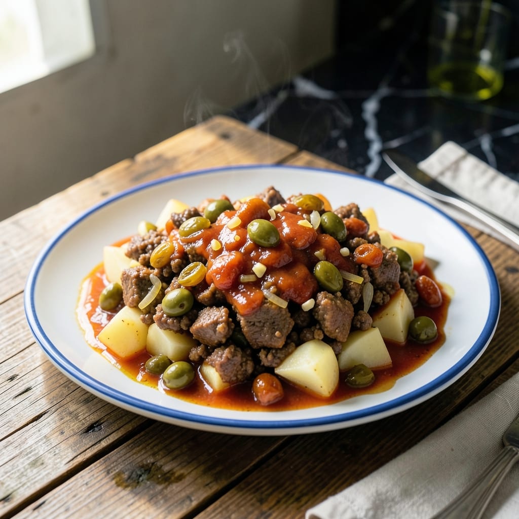 Picadillo Recipe Filipino Pork: Savory Ground Meat With Raisins and Olives Picadillo Recipe Filipino Pork: Savory Ground Meat With Raisins and Olives