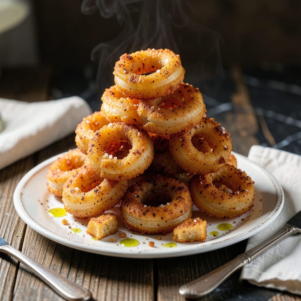 Onion Ring Recipe No Milk: Crispy Beer-Battered Crunch