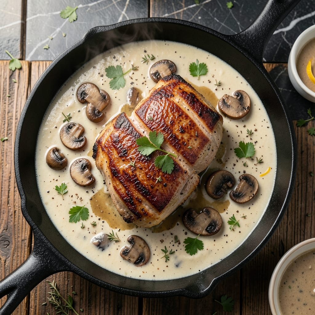 Pork Chop Skillet Recipe Mushroom Soup: Savory One-Pan Meal With Rich Creaminess