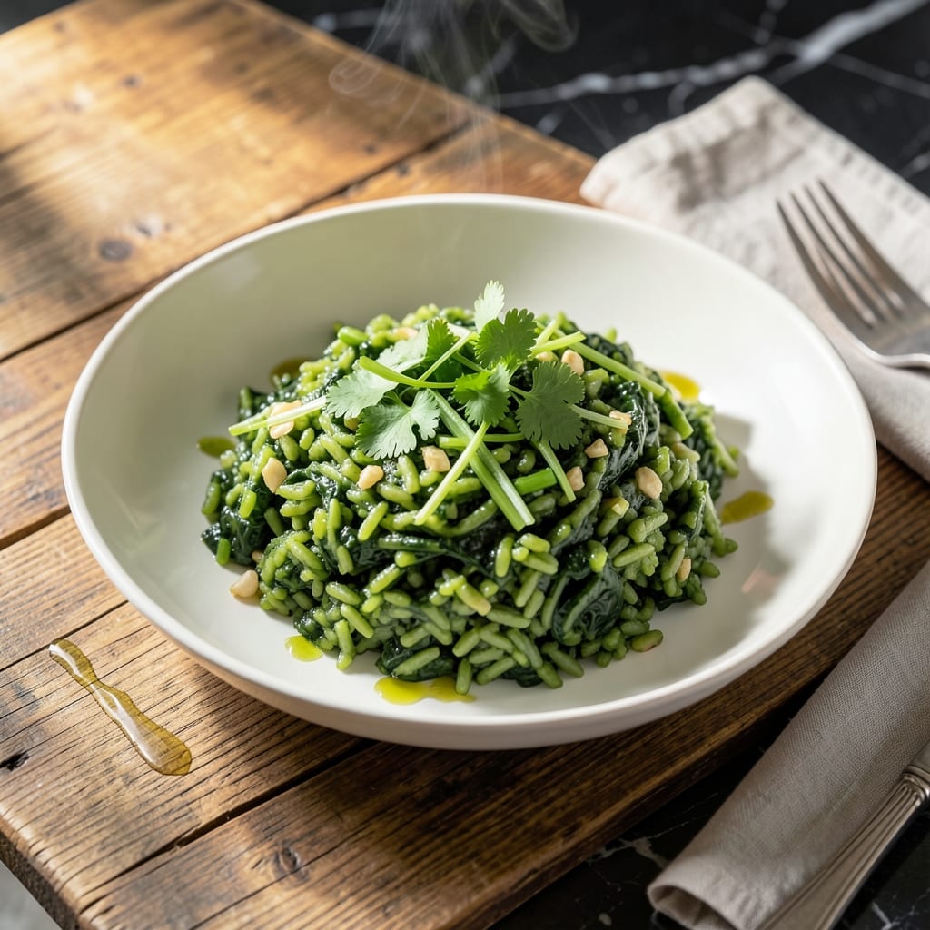 Recipe for Green Rice: Vibrant Herb-Infused Side Dish Recipe for Green Rice: Vibrant Herb-Infused Side Dish
