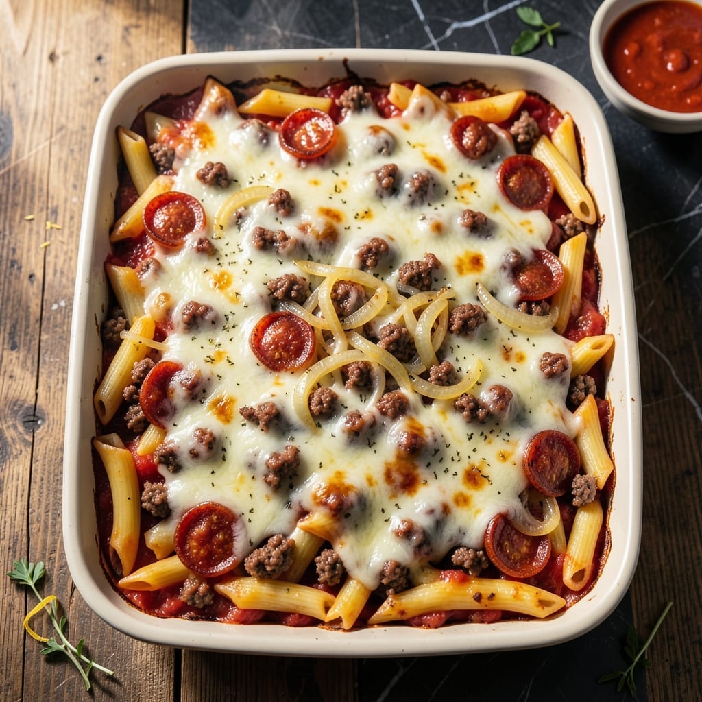 Pizza Casserole Recipe With Ground Beef: Cheesy Layers of Weeknight Comfort