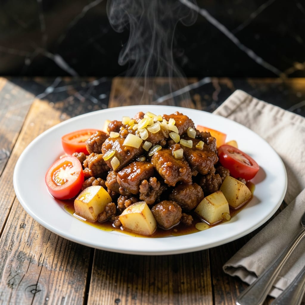 Pork Giniling Recipe With Oyster Sauce And Tomato: Savory Filipino-Style Ground Pork Delight Pork Giniling Recipe With Oyster Sauce And Tomato: Savory Filipino-Style Ground Pork Delight