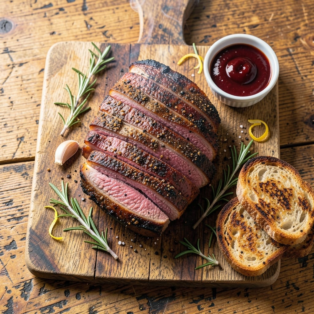 BBQ Tri Tip Recipe Grill: Smoky Char and Juicy Slices