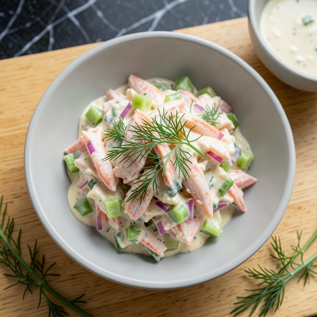 Crab Salad Recipe Imitation Crab Salad: Light and Fresh Seafood Delight