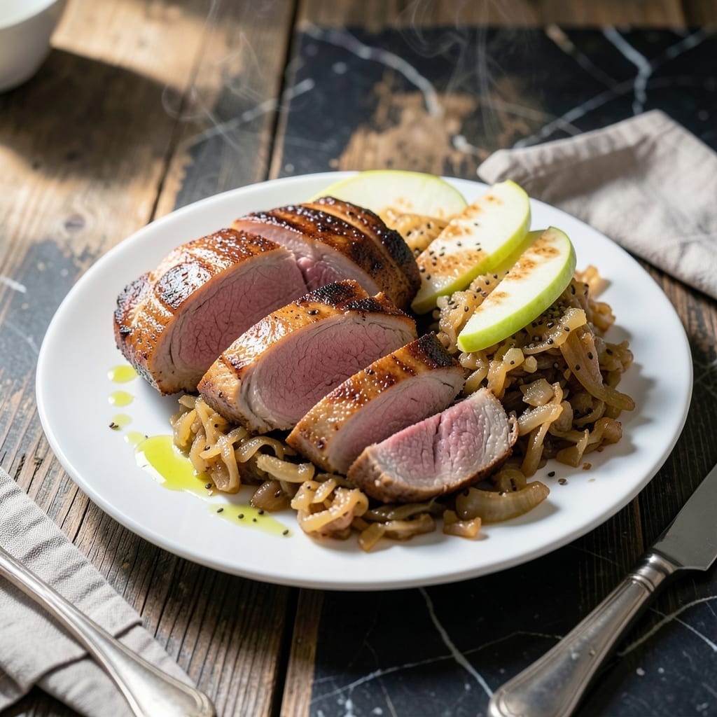 Pork Tenderloin and Sauerkraut Recipe: German-Inspired Tangy Tender Bites