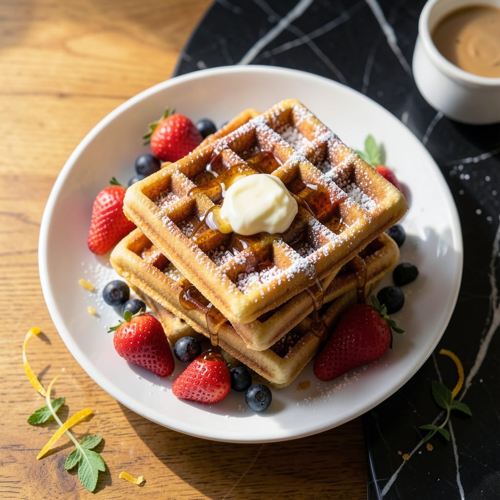 Waffle Recipe No Eggs: Fluffy Golden Grids Without the Yolk