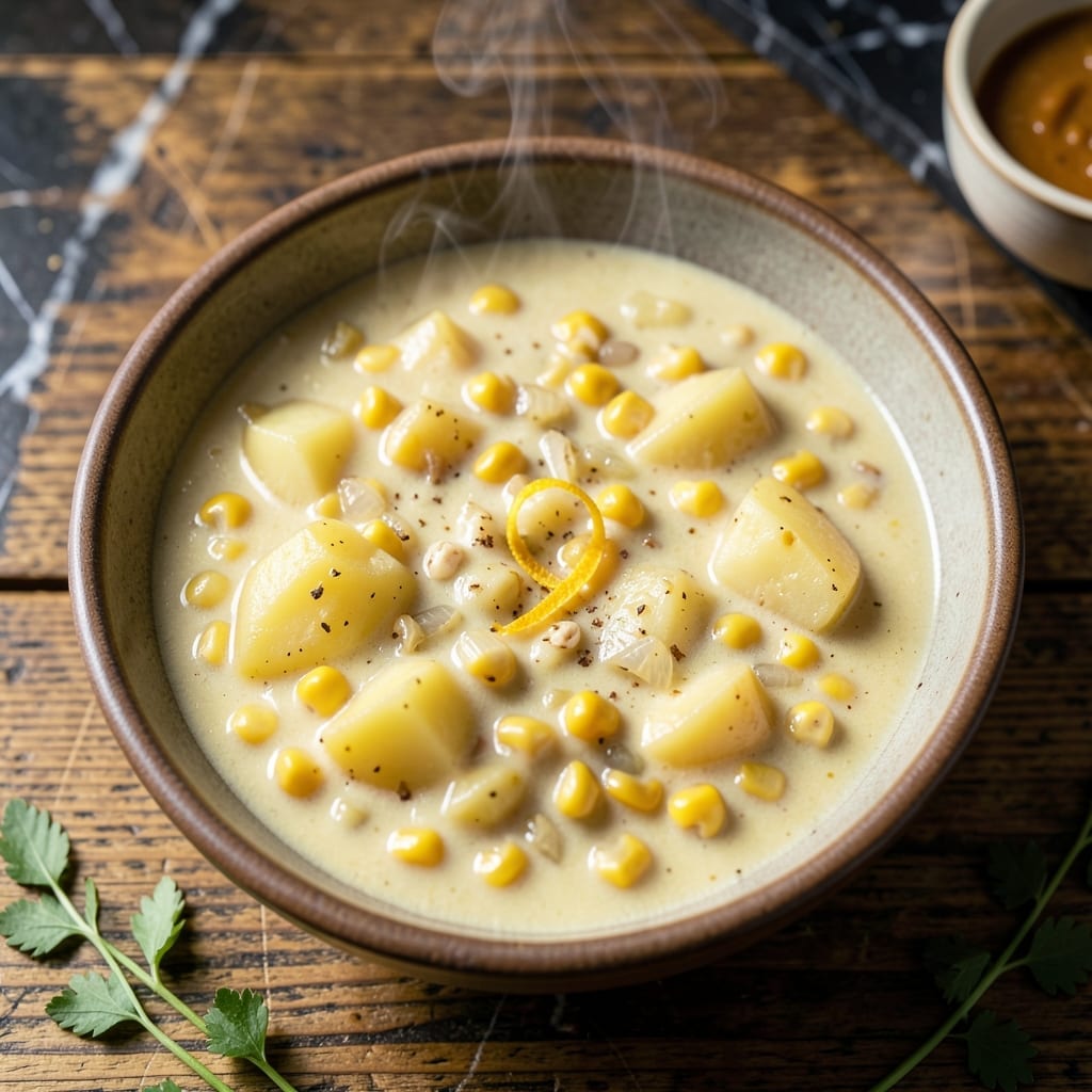 Potato Corn Chowder Soup Recipe Vegetarian: Creamy Garden Harvest in One Pot