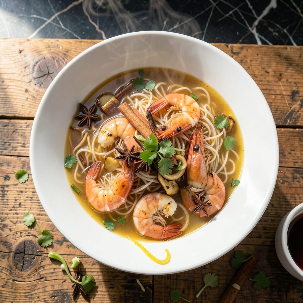 Pho Soup Recipe Shrimp: Fragrant Broth With Succulent Seafood