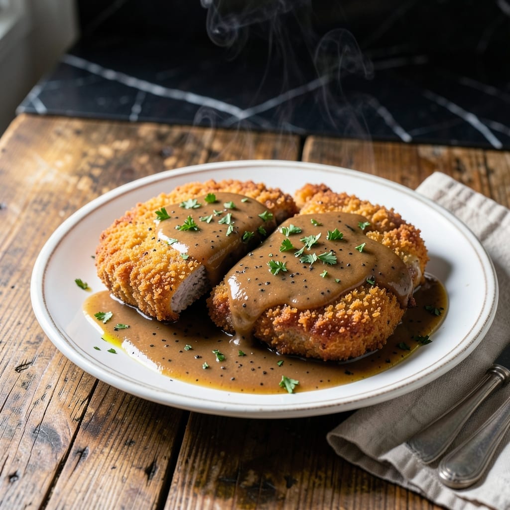 Gravy Recipe for Chicken Fried Steak: Rich and Peppered Southern Tradition Gravy Recipe for Chicken Fried Steak: Rich and Peppered Southern Tradition