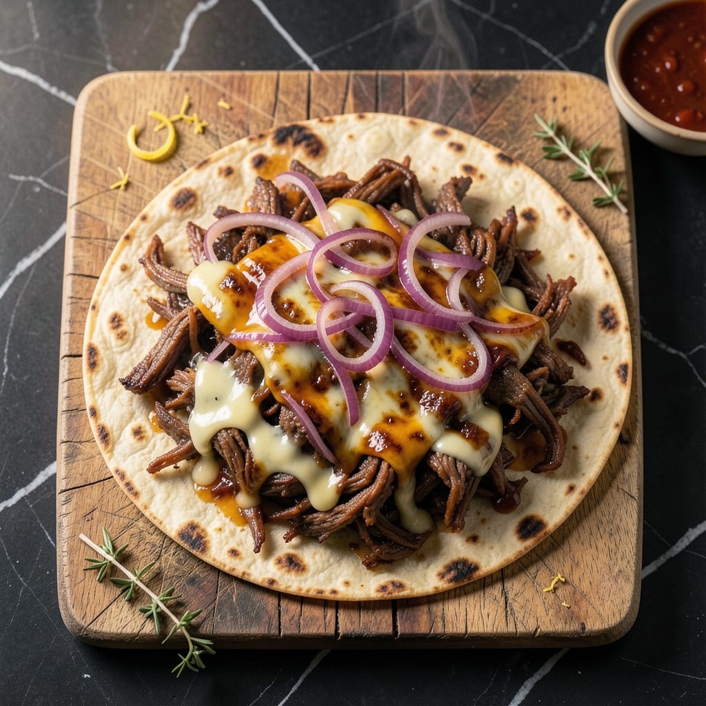 BBQ Quesadilla Recipe Beef: Smoky Cheese and Charred Beef in Every Bite