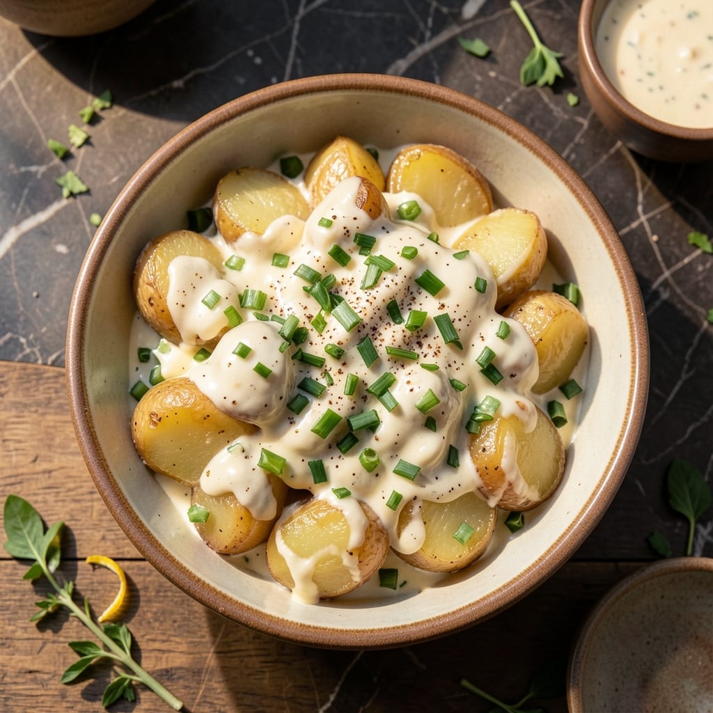 Potato Salad Recipe With New Potatoes: Creamy Dressing and Waxy Bite