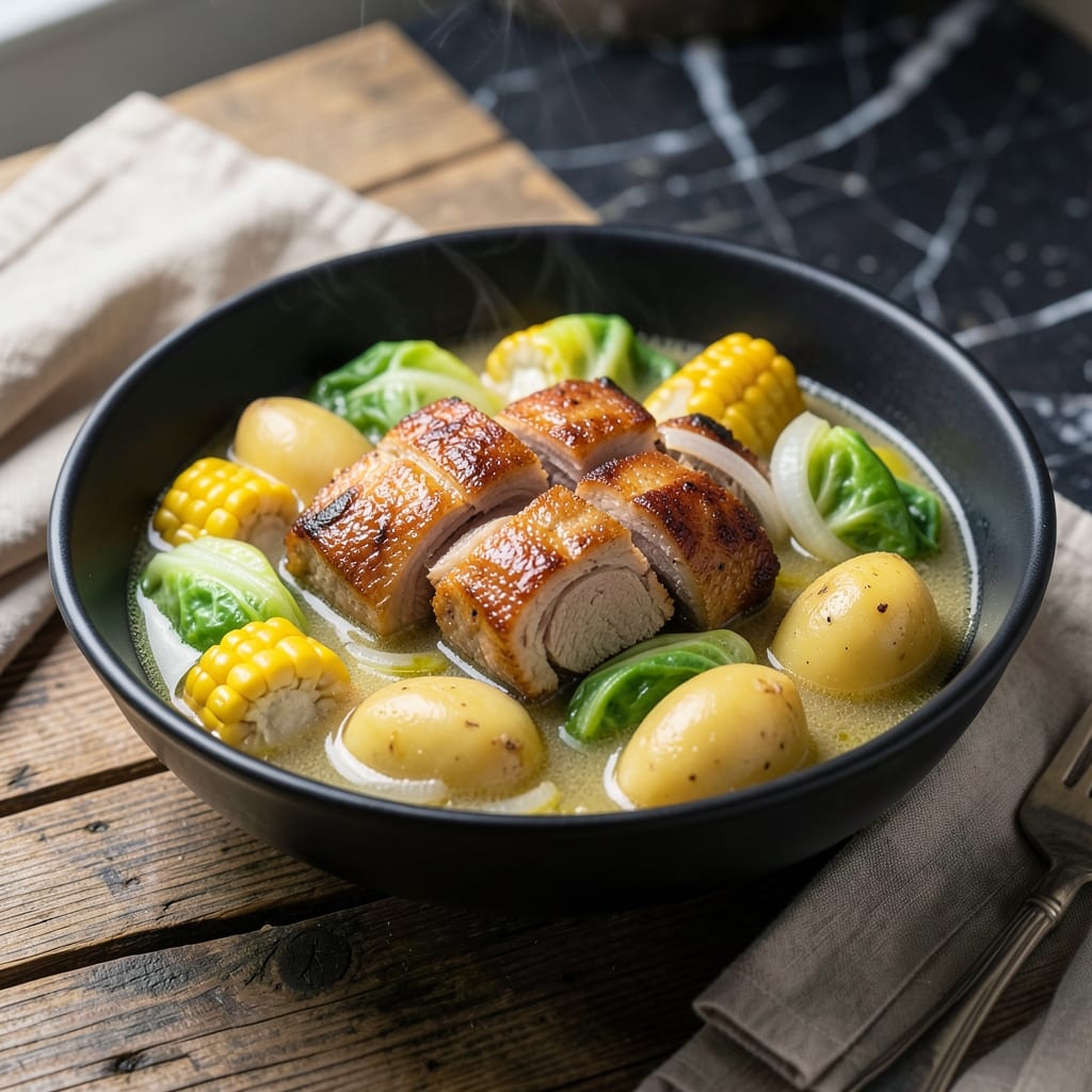 Pork Nilaga Recipe With Cabbage: Filipino-Style Tender Comfort in a Pot Pork Nilaga Recipe With Cabbage: Filipino-Style Tender Comfort in a Pot
