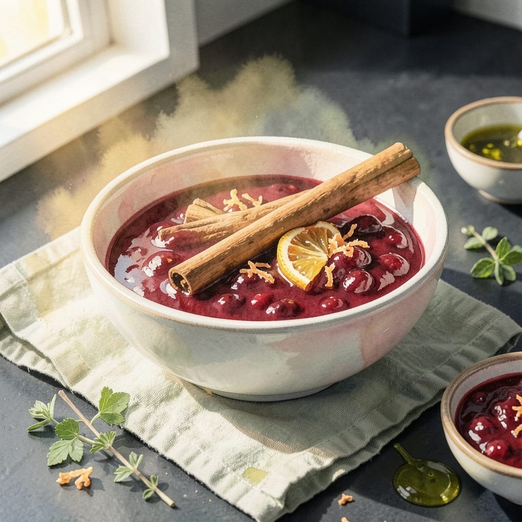 Cranberry Sauce Recipe With Cinnamon Stick and Orange Zest: Holiday Spice in Every Spoon Cranberry Sauce Recipe With Cinnamon Stick and Orange Zest: Holiday Spice in Every Spoon