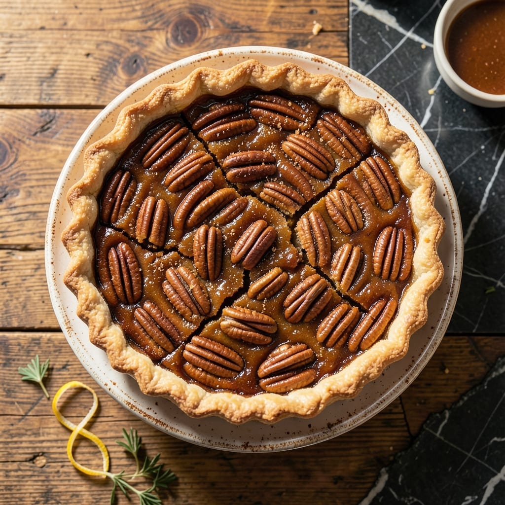 Pecan Pie Recipe With Molasses: Deep Caramel Notes and Crunchy Topping Pecan Pie Recipe With Molasses: Deep Caramel Notes and Crunchy Topping