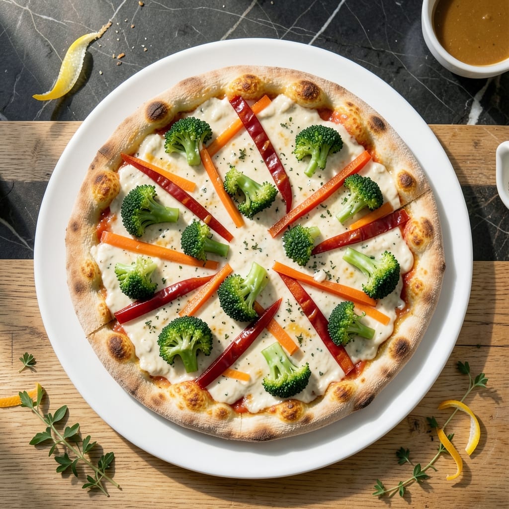 Cold Veggie Pizza Recipe With Ranch: No-Cook Freshness on a Crispy Crust