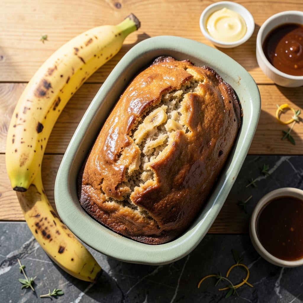 Banana Bread Recipe 3 Bananas: Moist and Nutty With Walnut Swirl