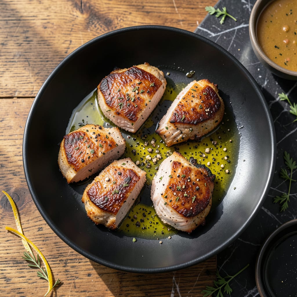 Complete Air Fryer Pork Chops Recipe: Golden Crust With Herb Infused Juiciness overview image