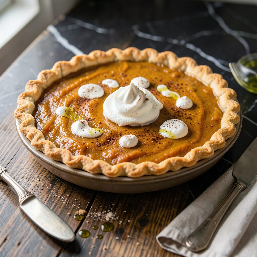 Comprehensive America's Test Kitchen Pumpkin Pie Recipe: Silky Spiced Custard in a Flaky Crust visual reference