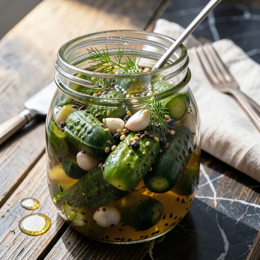 Complete Amish Sweet Dill Pickle Recipe: Crunchy Tangy Homemade Delight overview image