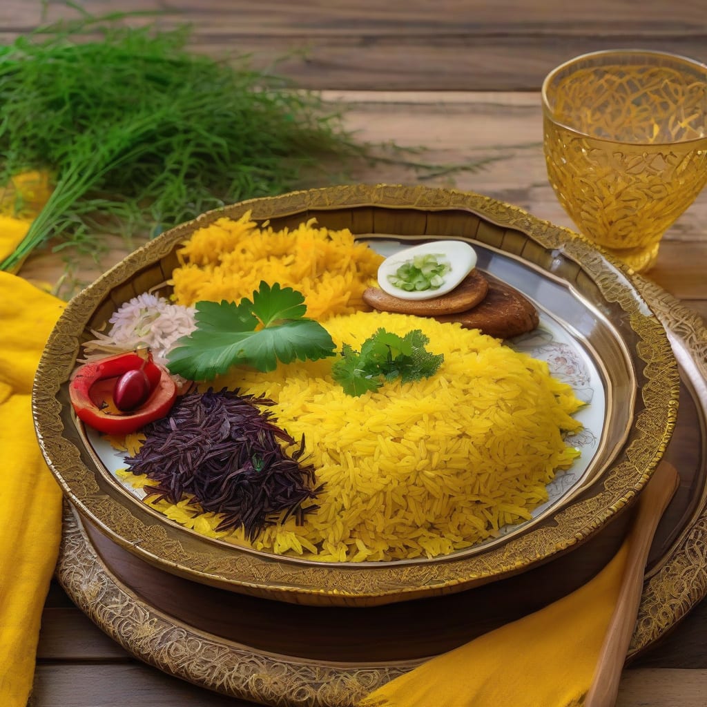 Complete Arabic Yellow Rice Recipe: Vibrant Flavor in Minutes overview image