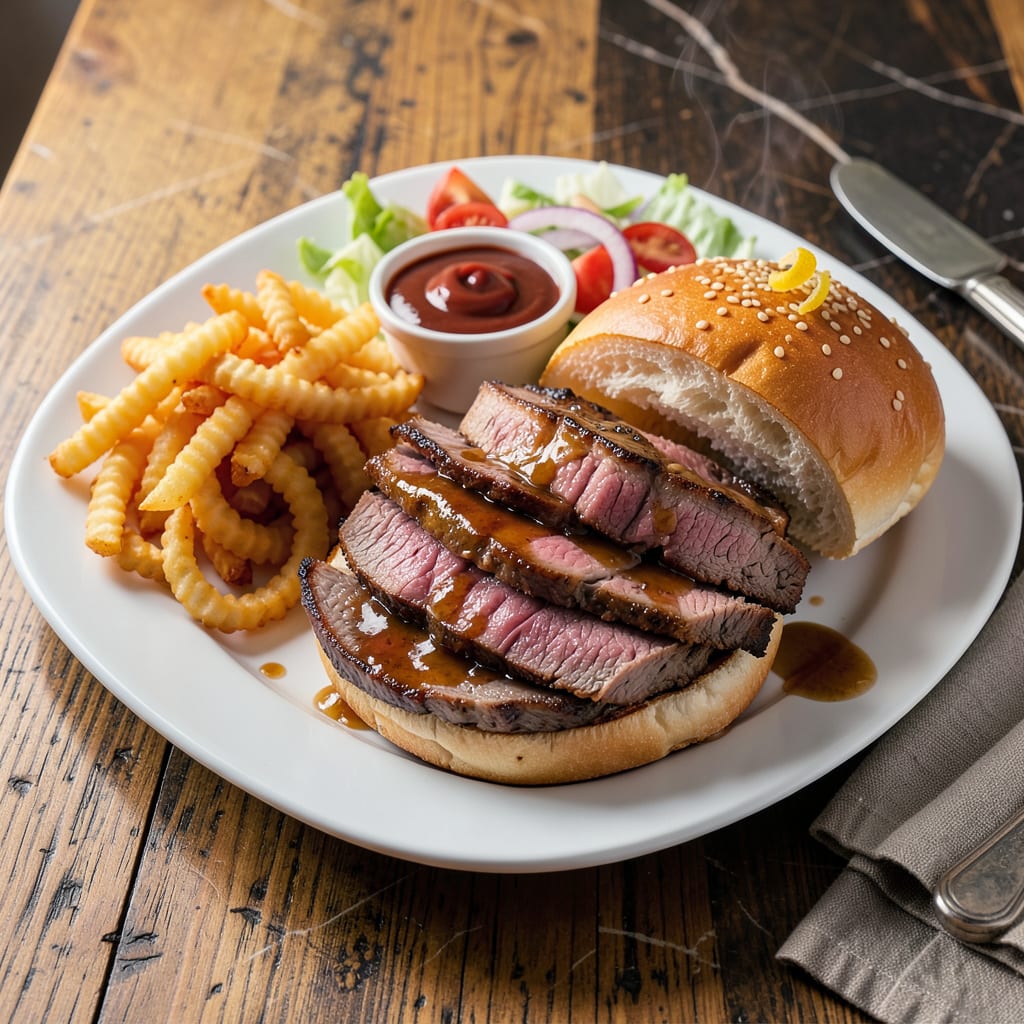 Arby's Roast Beef Recipe: Copycat Version for Home Cooks illustration with key details