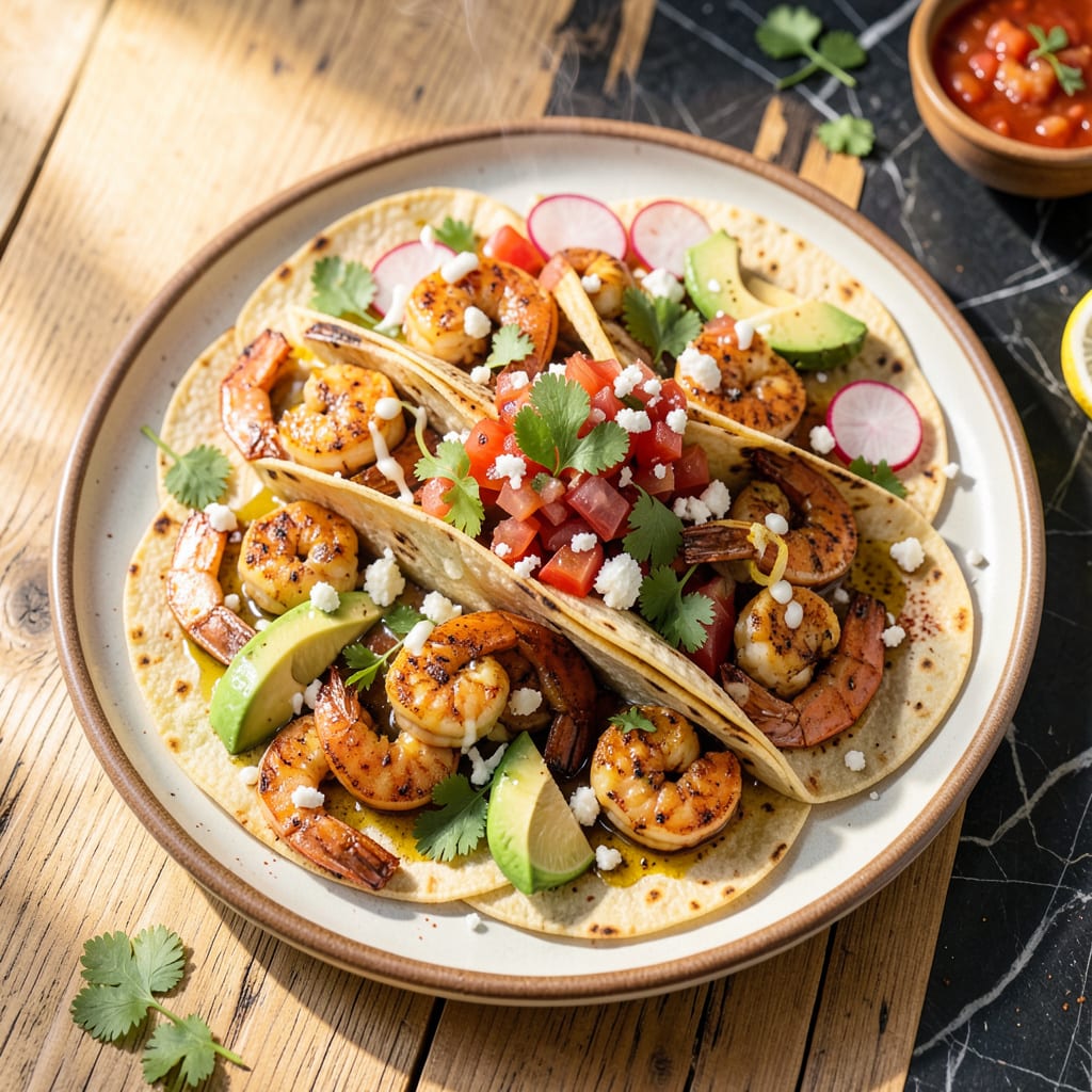 Complete Authentic Mexican Shrimp Tacos Recipe: Zesty Lime and Cilantro Freshness overview image